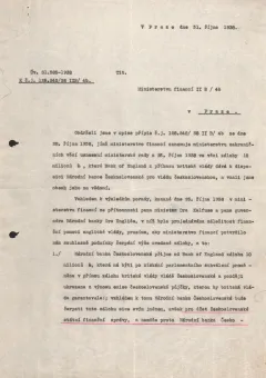 Britská půjčka čs. Vládě po Mnichovské dohodě (1938)